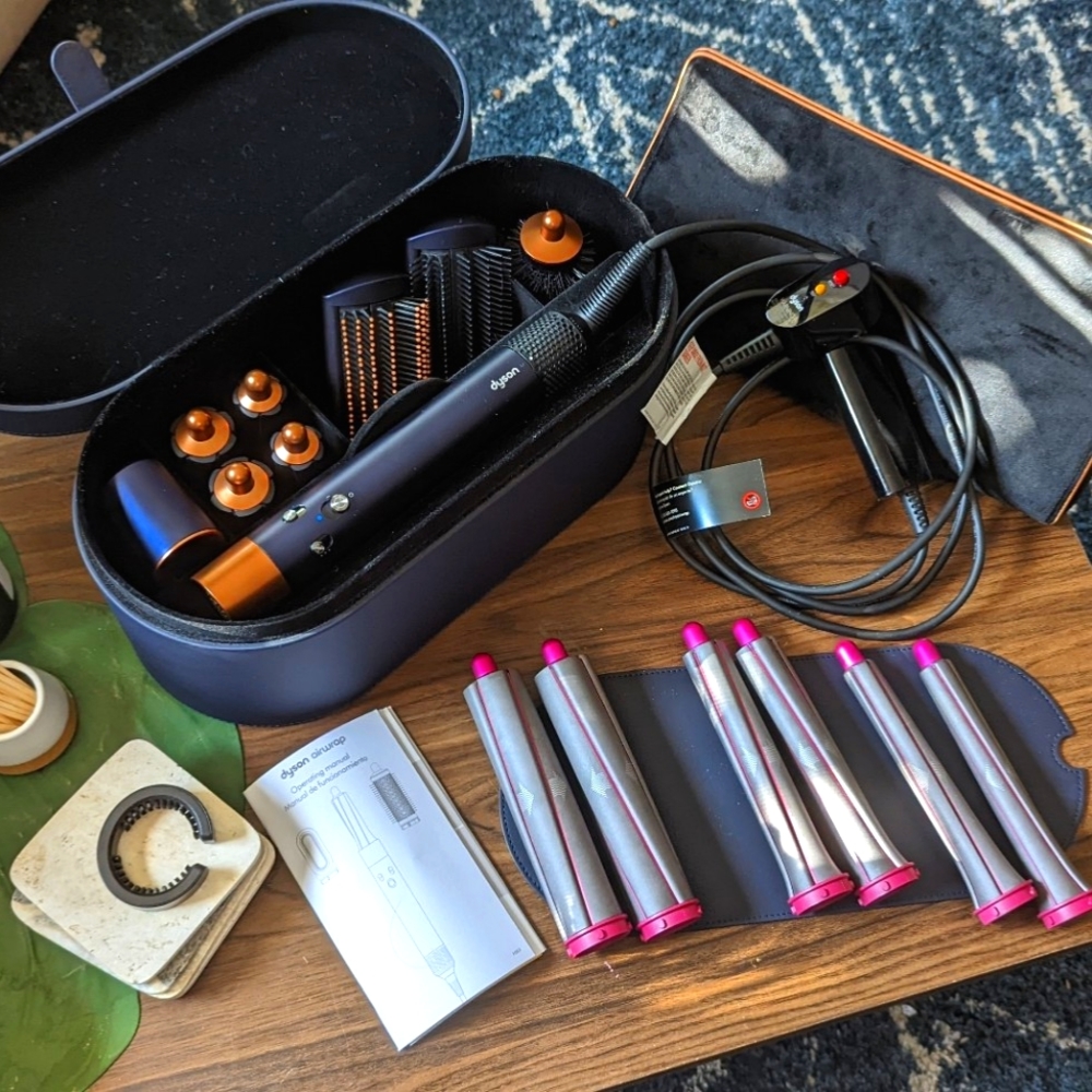 LONG + SHORT Dyson AirWrap Multi Styler in Prussian Blue + Copper Ltd Edition